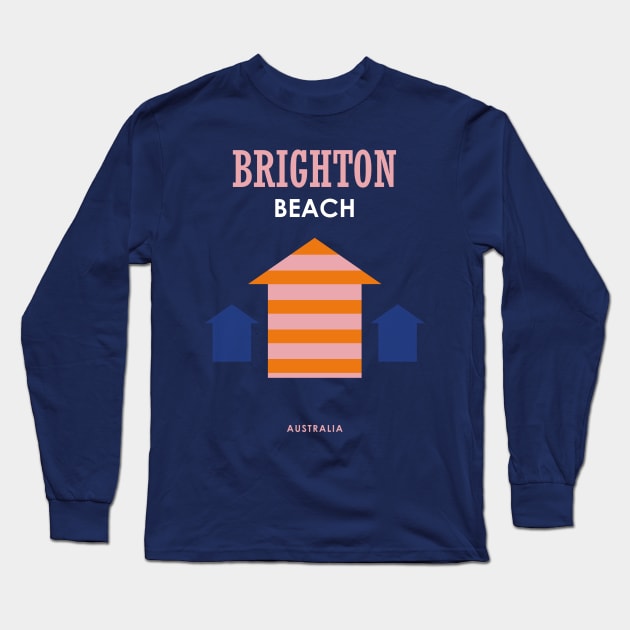 Brighton Beach Long Sleeve T-Shirt by LjM